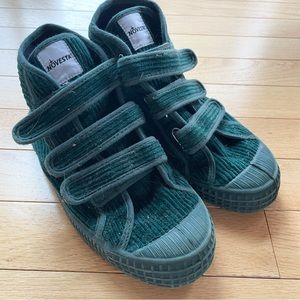 Novesta Gunter green corduroy high tops